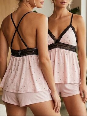 Victoria’s Secret Babydoll Tank Pajama Sleep Top